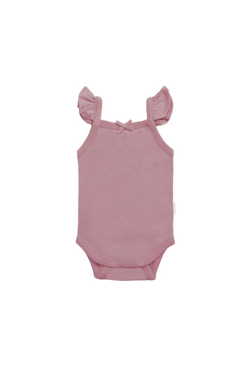 Organic Cotton Bettina Bodysuit - Lillium Childrens Bodysuit from Jamie Kay NZ