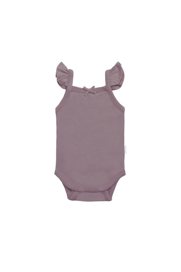 Organic Cotton Bettina Bodysuit - Twilight Childrens Bodysuit from Jamie Kay NZ