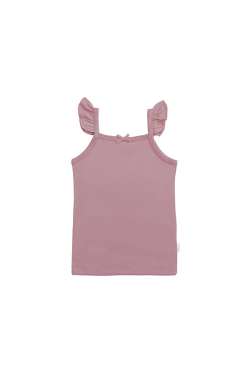 Organic Cotton Bettina Singlet - Lillium Childrens Singlet from Jamie Kay NZ