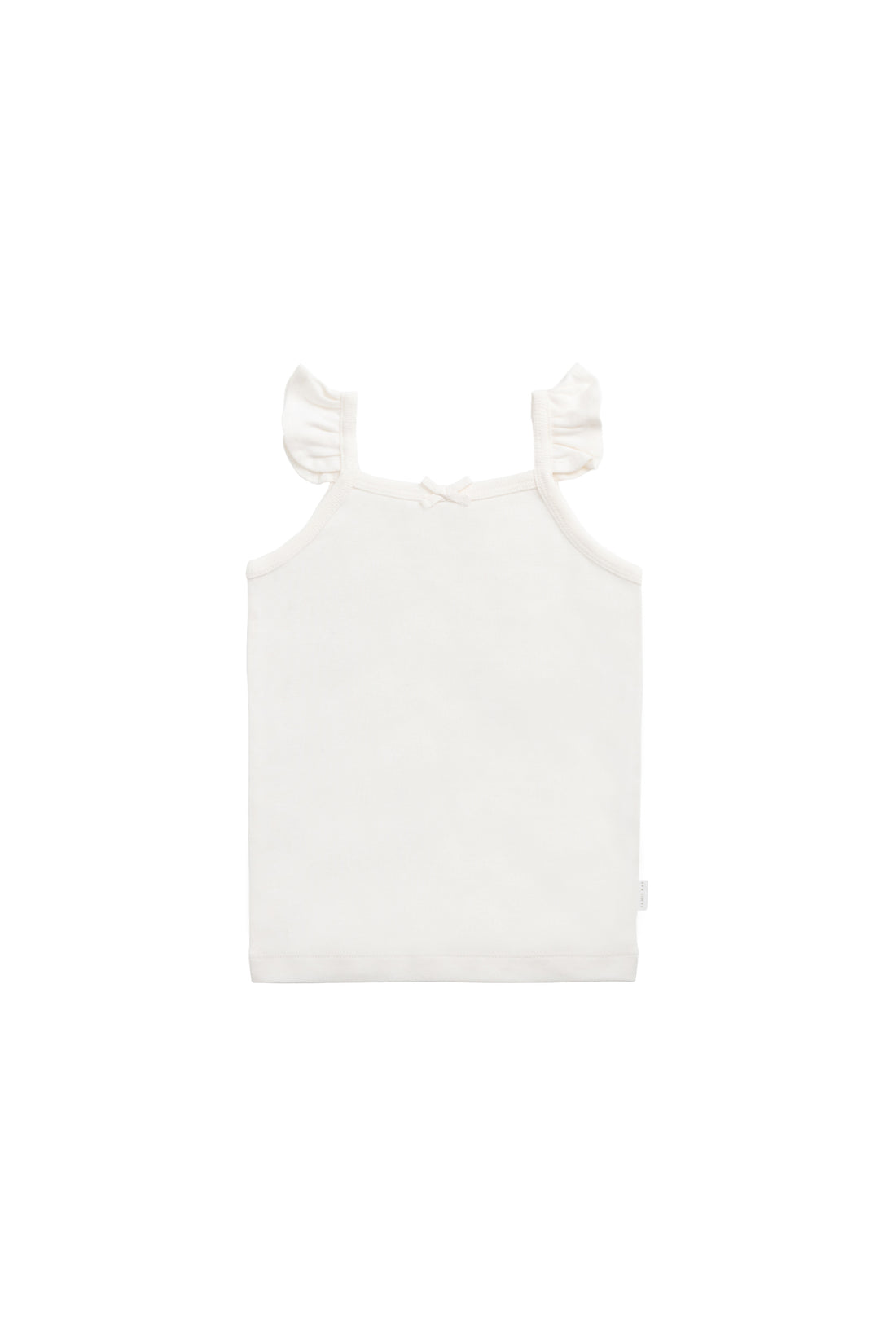 Organic Cotton Bettina Singlet - Milk Childrens Bodysuit from Jamie Kay NZ