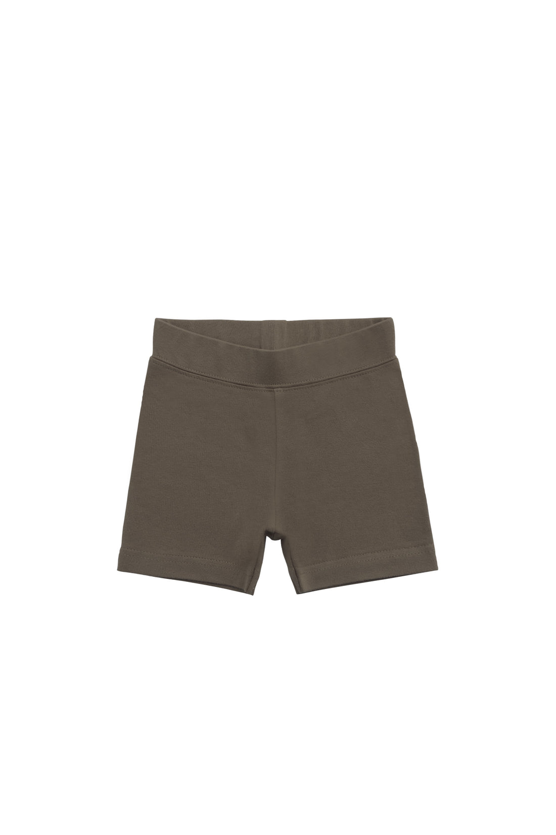 Organic Cotton Bike Short - Deep Olive Childrens Shorts from Jamie Kay NZ