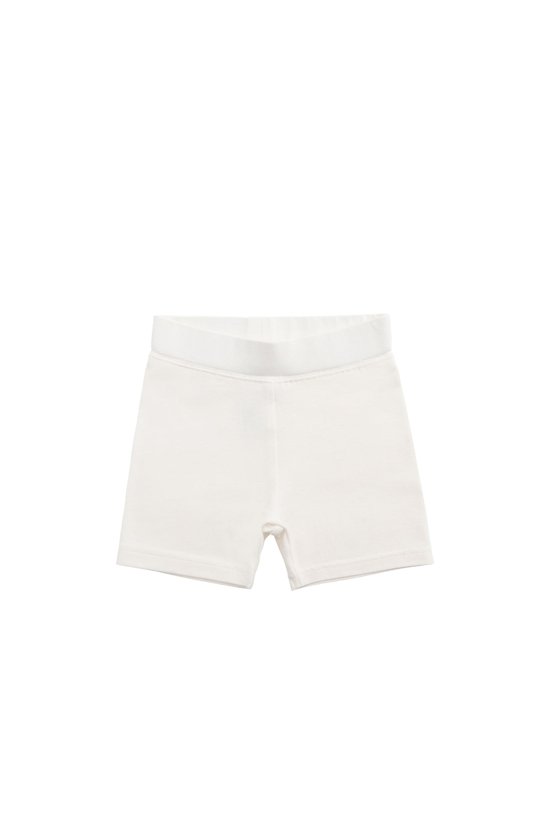 Organic Cotton Bike Short - Milk Childrens Shorts from Jamie Kay NZ