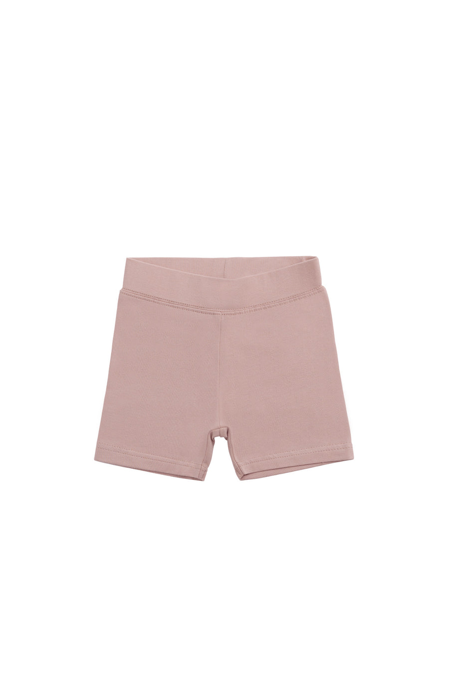 Organic Cotton Bike Short - Powder Pink Childrens Shorts from Jamie Kay NZ