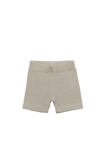 Organic Cotton Bike Short - Sage Childrens Shorts from Jamie Kay NZ