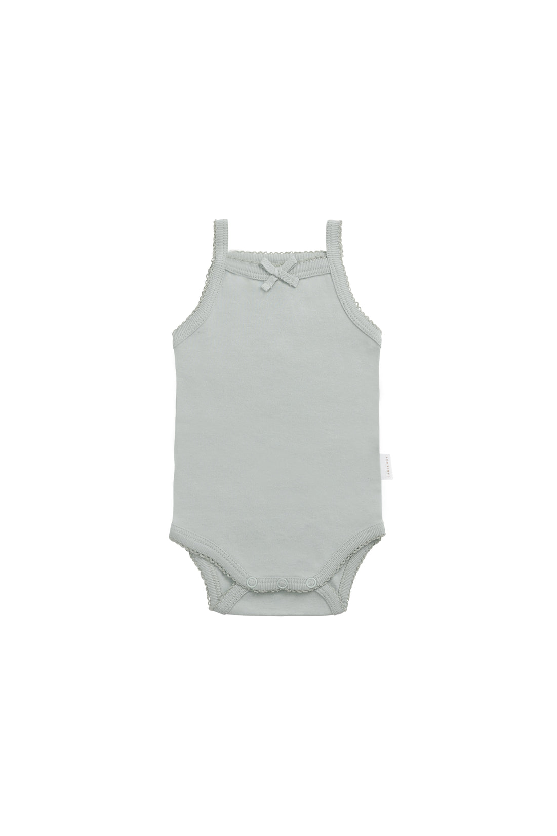 Organic Cotton Bridget Singlet Bodysuit - Lake Childrens Bodysuit from Jamie Kay NZ