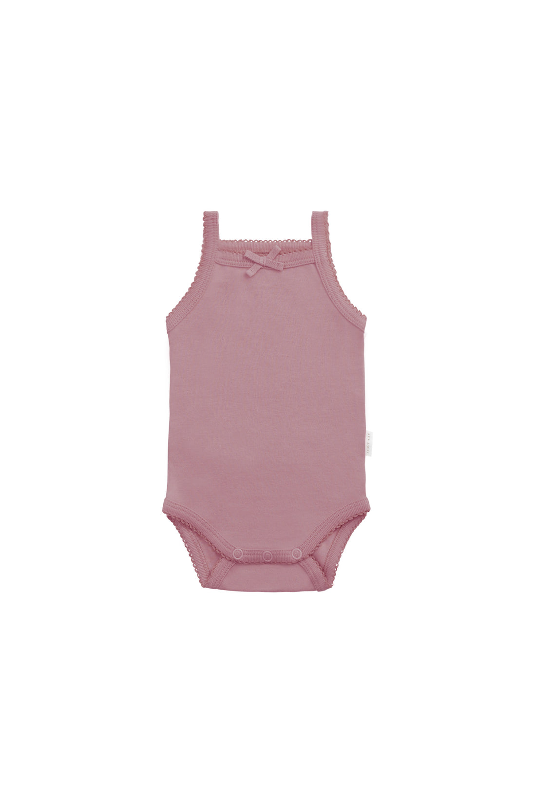 Organic Cotton Bridget Singlet Bodysuit - Lillium Childrens Bodysuit from Jamie Kay NZ
