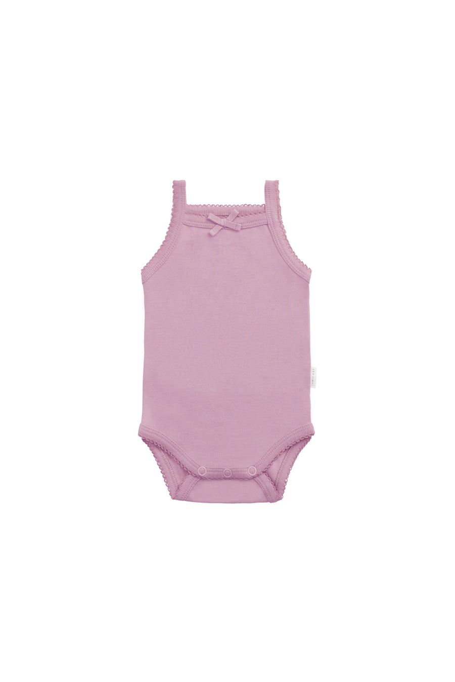 Organic Cotton Bridget Singlet Bodysuit - Lily Childrens Singlet Bodysuit from Jamie Kay NZ