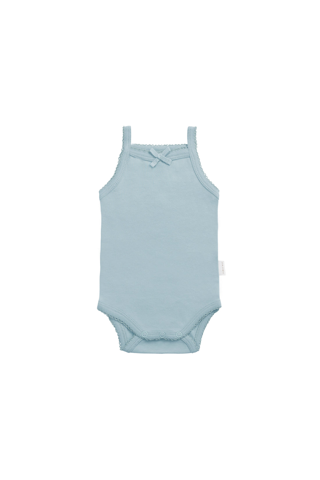 Organic Cotton Bridget Singlet Bodysuit - Mer Childrens Bodysuit from Jamie Kay NZ