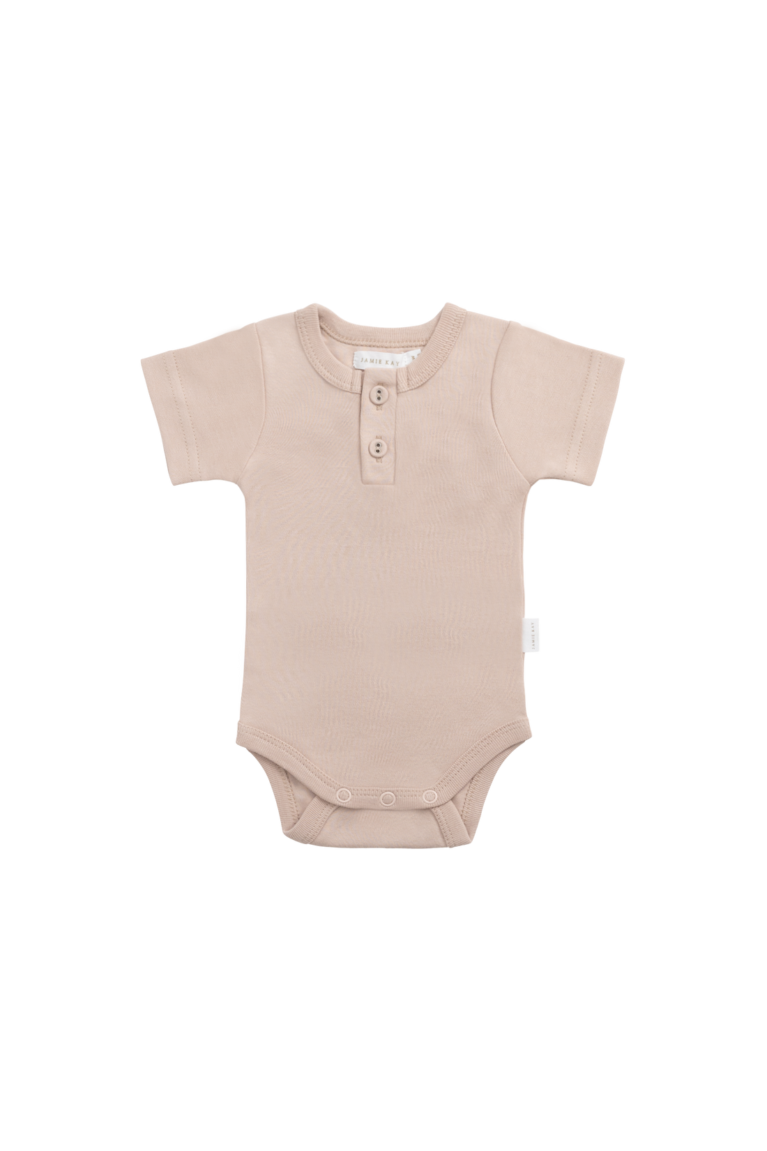 Organic Cotton Benny Tee Bodysuit - Blushing Berry