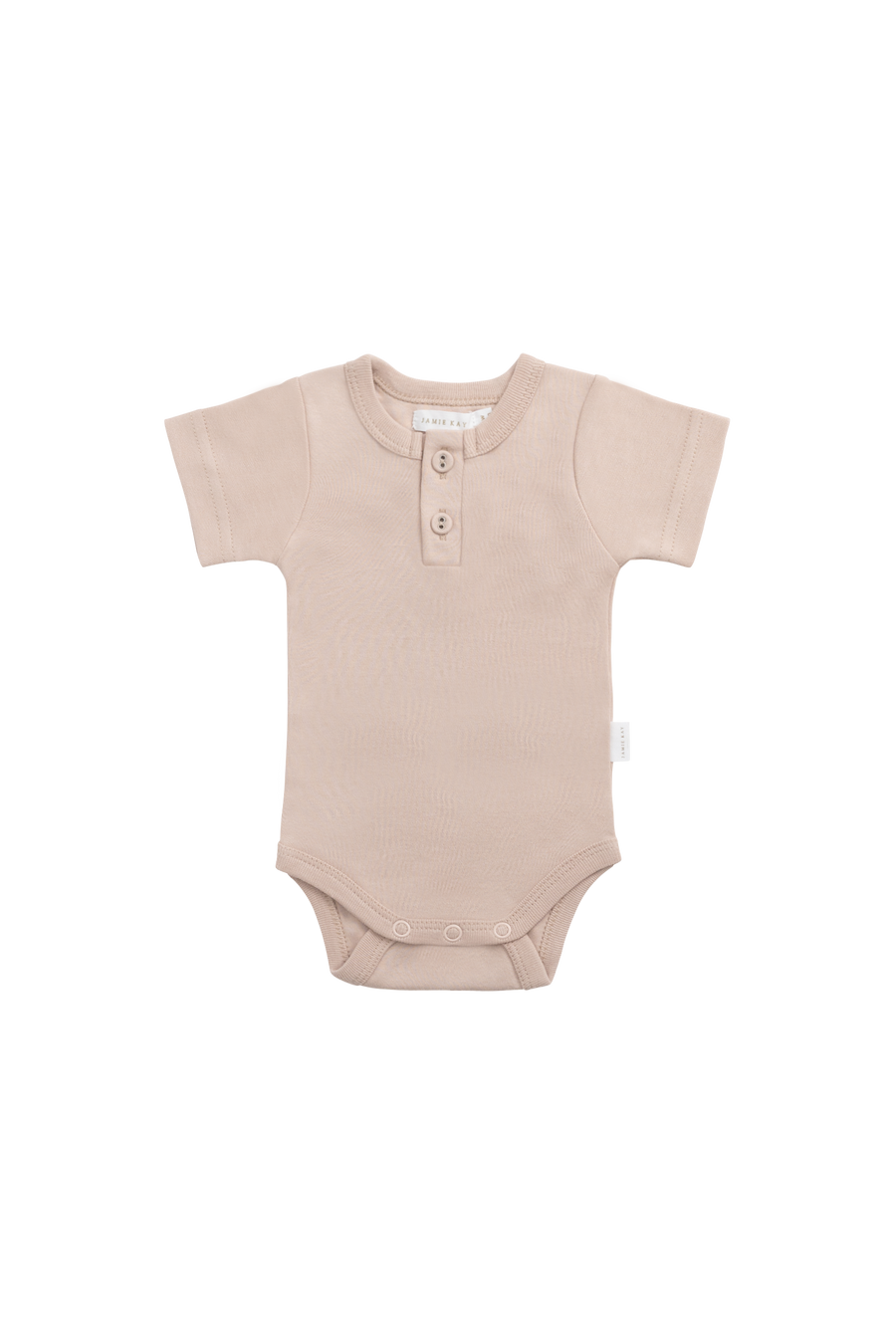 Organic Cotton Benny Tee Bodysuit - Blushing Berry