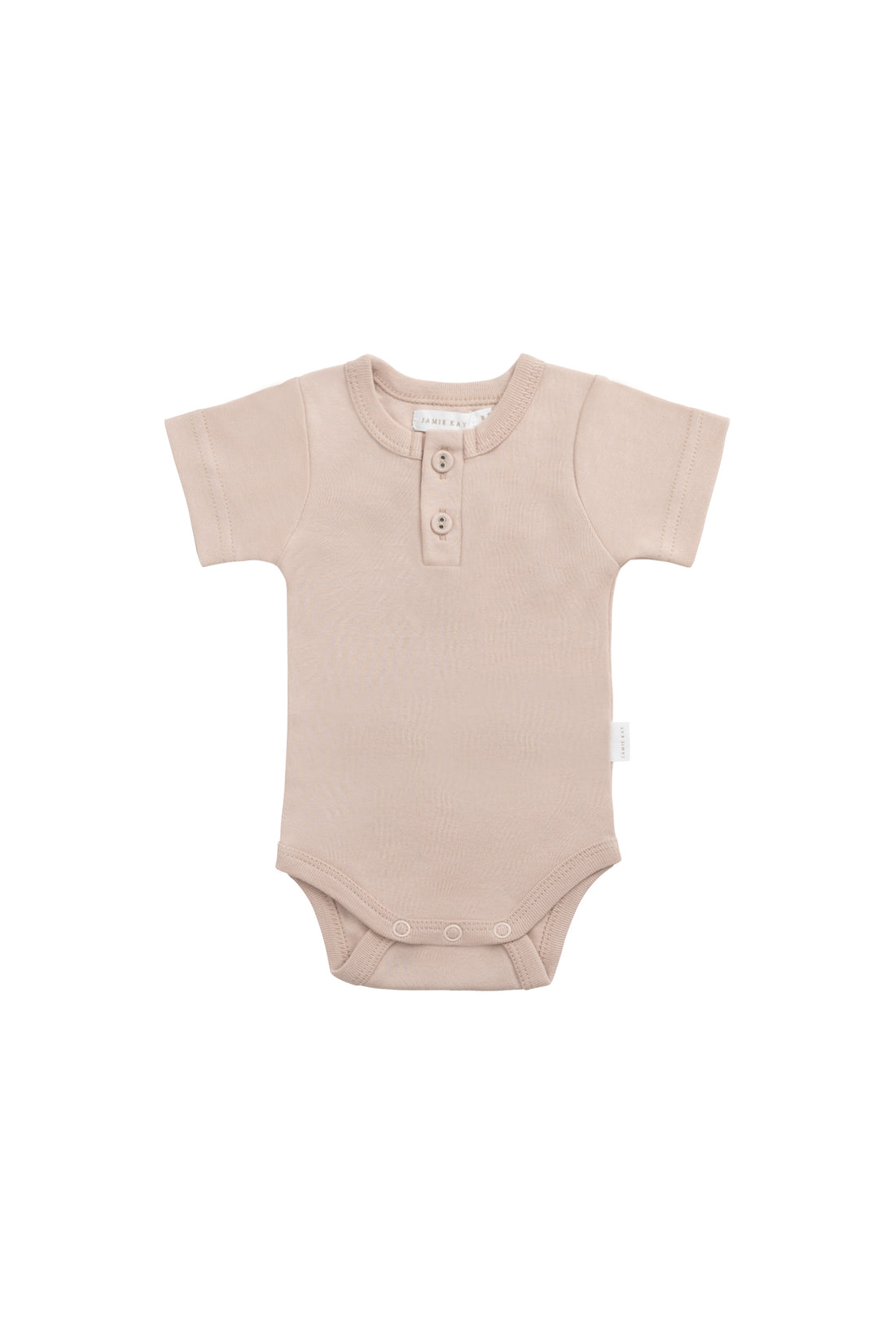 Organic Cotton Benny Tee Bodysuit - Blushing Berry