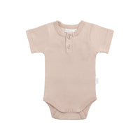 Organic Cotton Benny Tee Bodysuit - Blushing Berry