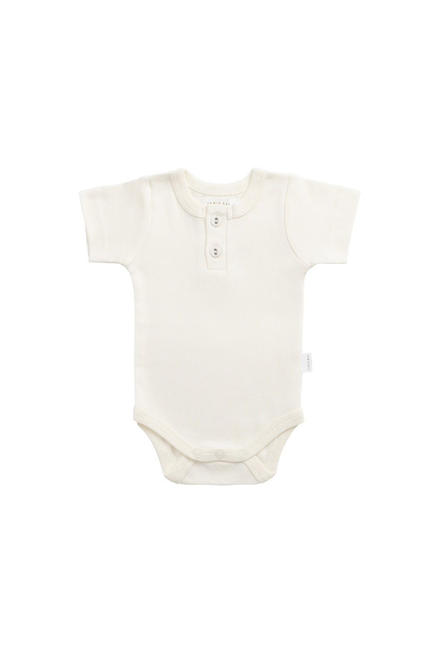 Organic Cotton Darcy Tee Bodysuit - Buttermilk Childrens Bodysuit from Jamie Kay NZ