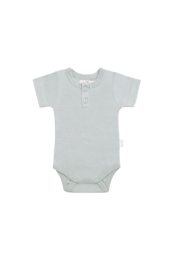 Organic Cotton Darcy Tee Bodysuit - Mineral