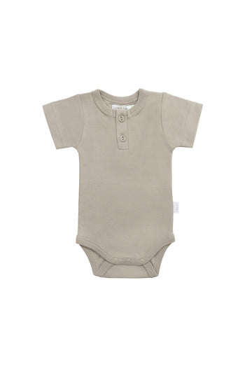 Organic Cotton Darcy Tee Bodysuit - Sage Childrens Bodysuit from Jamie Kay NZ