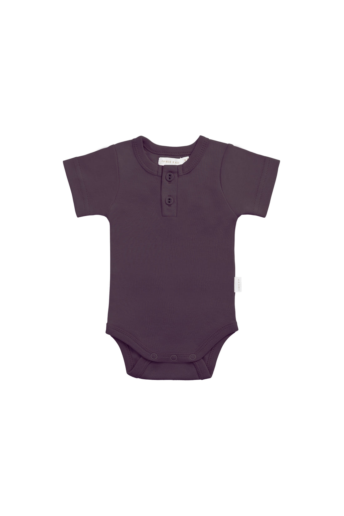 Organic Cotton Darcy Tee Bodysuit - Sugar Plum Childrens Bodysuit from Jamie Kay NZ