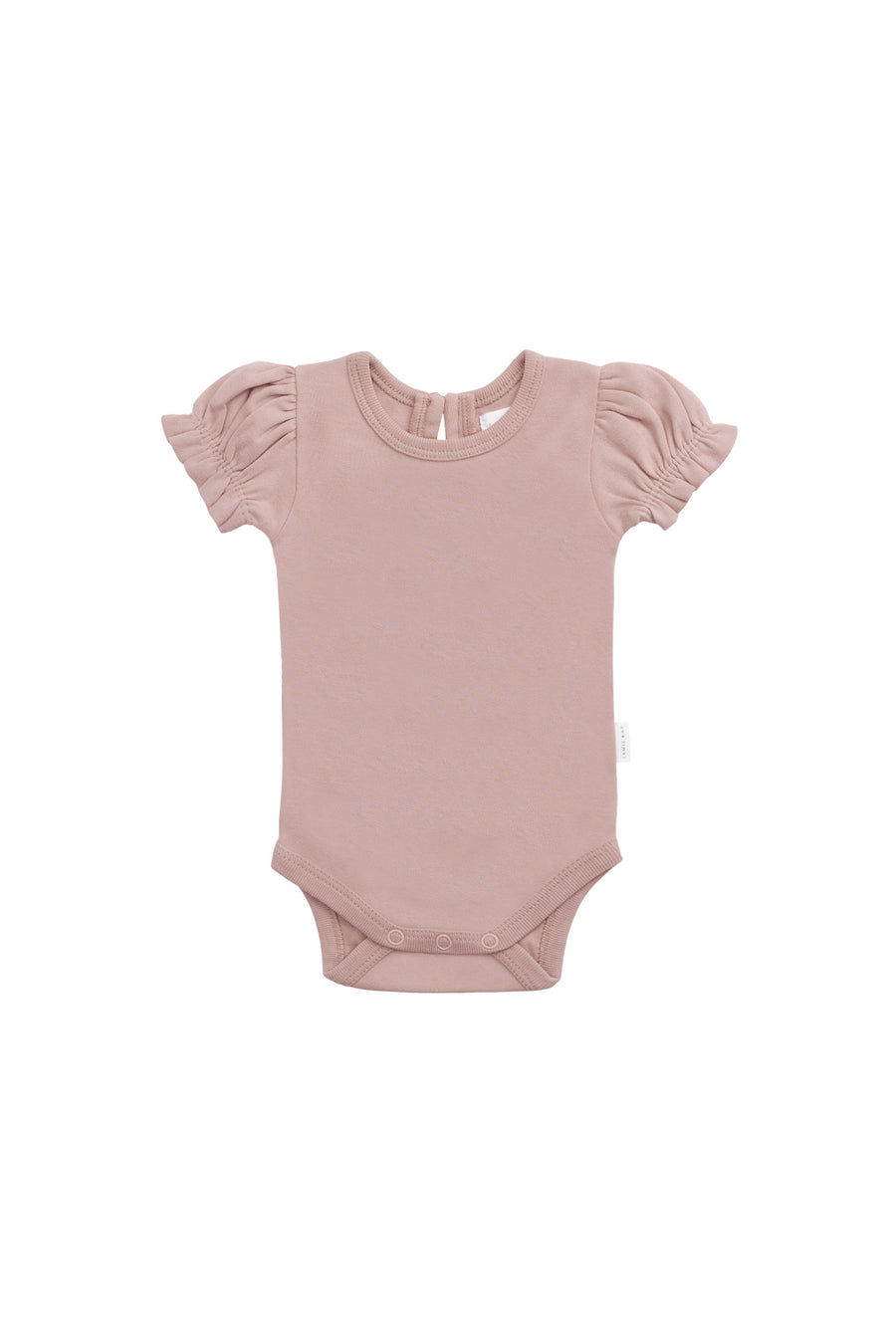 Organic Cotton Elly Bodysuit - Powder Pink Childrens Bodysuit from Jamie Kay NZ