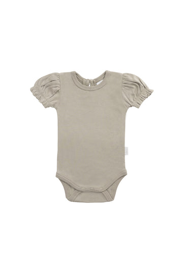 Organic Cotton Elly Bodysuit - Sage Childrens Bodysuit from Jamie Kay NZ