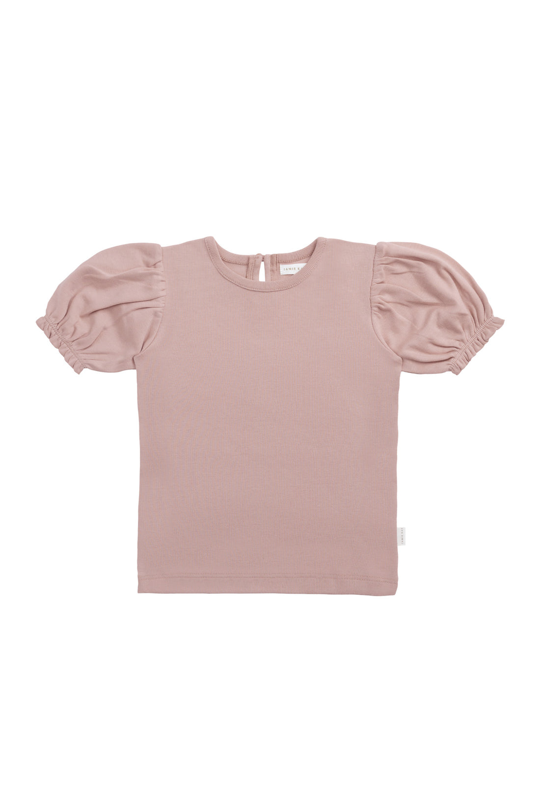 Organic Cotton Elly Top - Powder Pink Childrens Top from Jamie Kay NZ