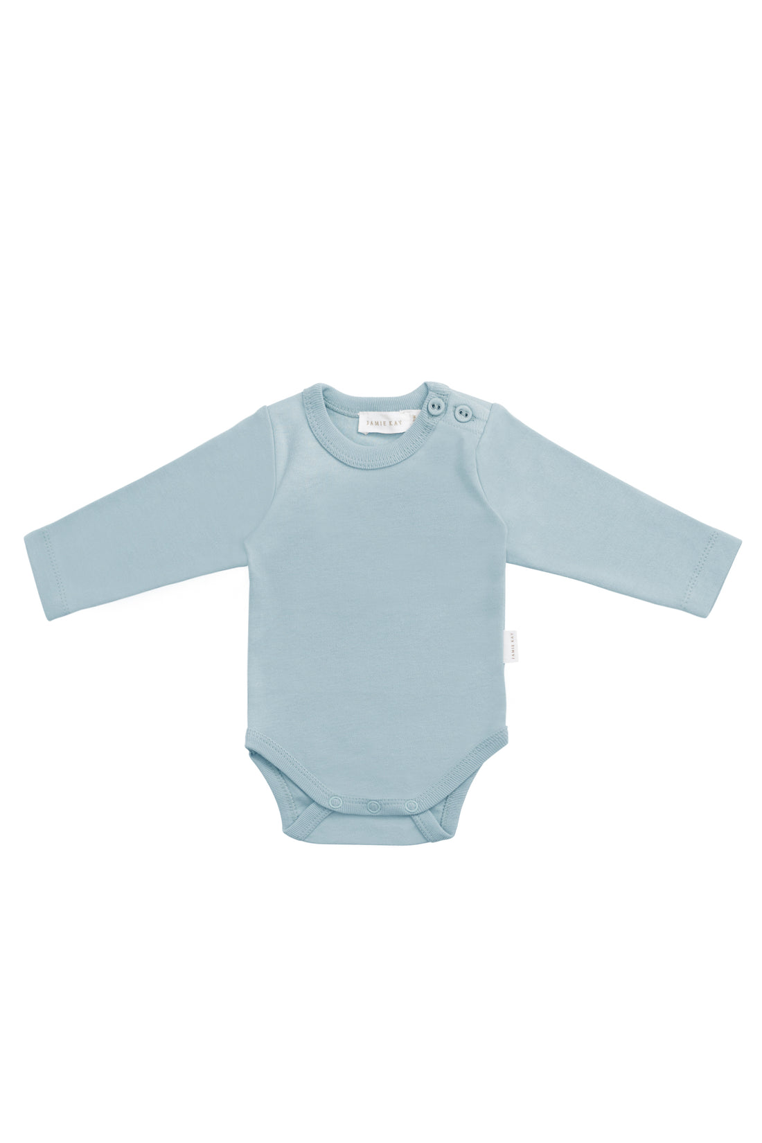 Organic Cotton Elora Long Sleeve Bodysuit - Mer Childrens Bodysuit from Jamie Kay NZ