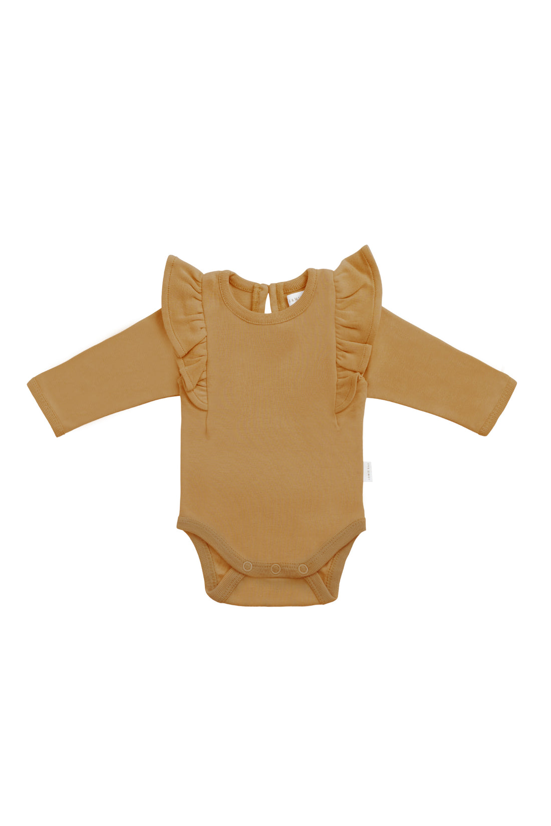 Organic Cotton Fleur Bodysuit - Golden