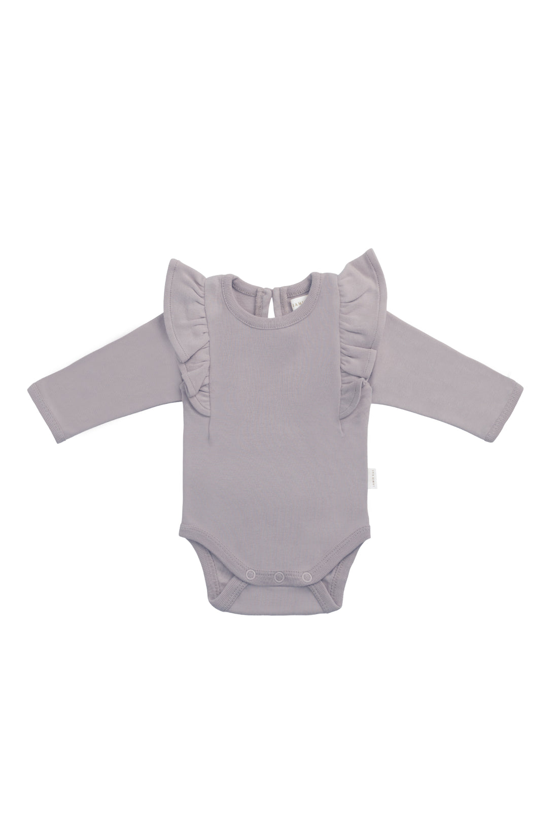 Organic Cotton Fleur Long Sleeve Bodysuit - Moon Childrens Bodysuit from Jamie Kay NZ