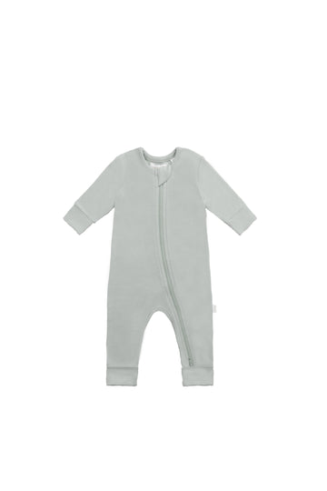 Organic Cotton Gracelyn Zip Onepiece - Lake Childrens Onepiece from Jamie Kay NZ