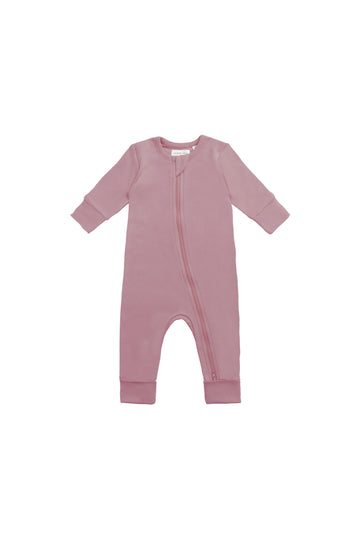 Organic Cotton Gracelyn Zip Onepiece - Lillium Childrens Onepiece from Jamie Kay NZ