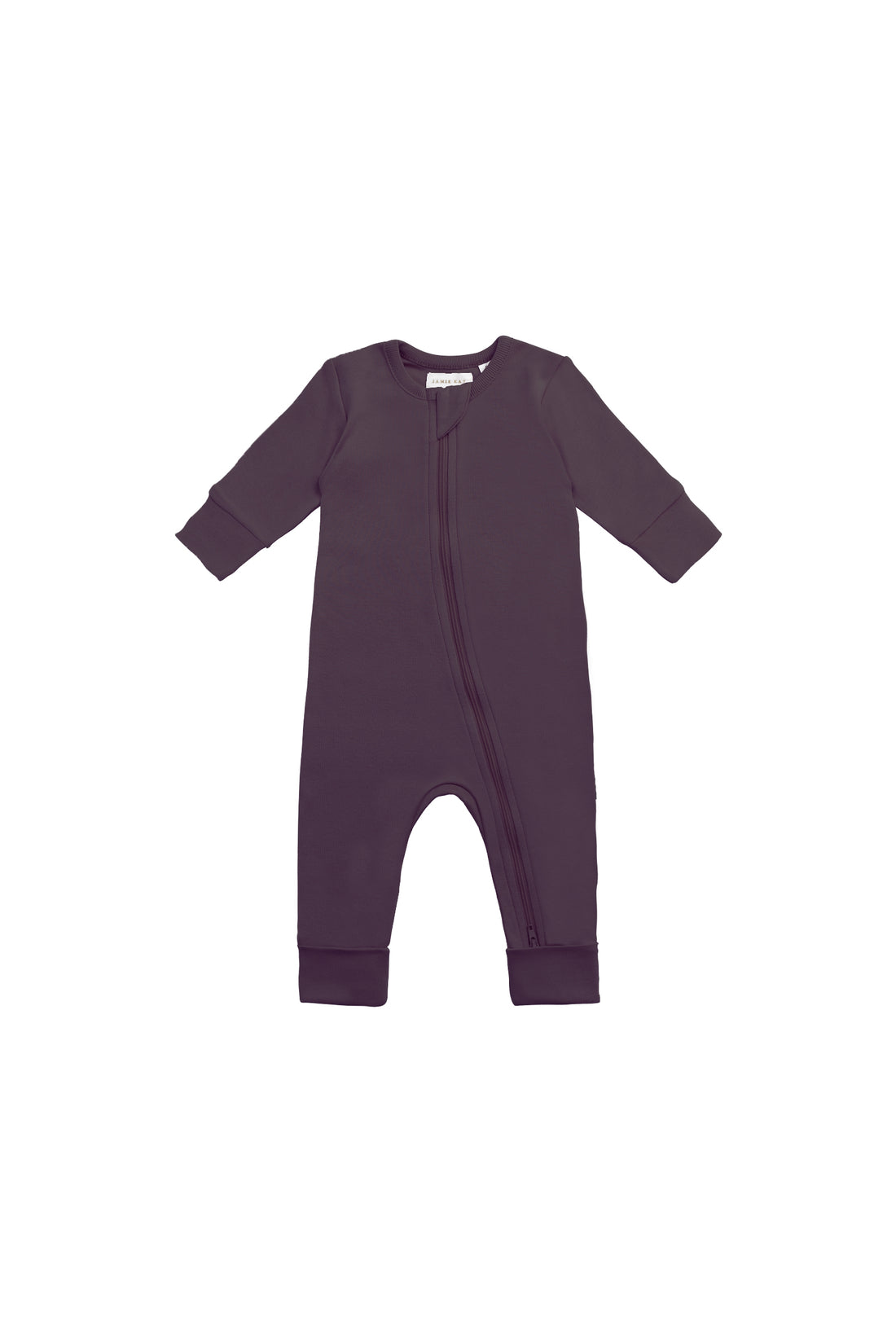 Organic Cotton Gracelyn Zip Onepiece - Sugar Plum Childrens Onepiece from Jamie Kay NZ