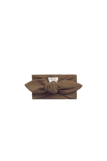 Organic Cotton Headband - Autumn Bronze Childrens Headband from Jamie Kay NZ