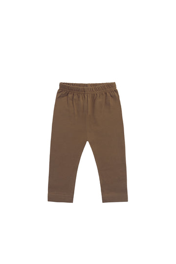 Organic Cotton Legging - Autumn Bronze Childrens Legging from Jamie Kay NZ