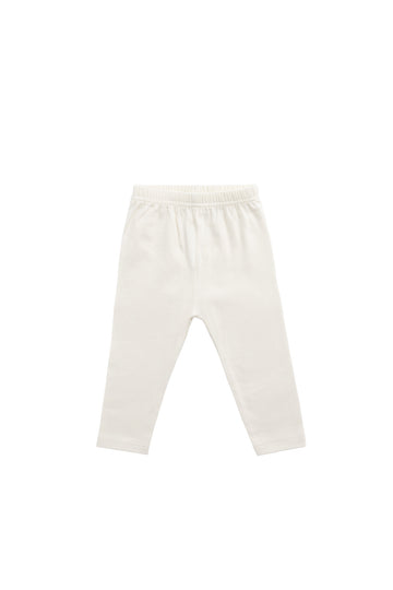 Organic Cotton Legging - Buttermilk Childrens Pant from Jamie Kay NZ