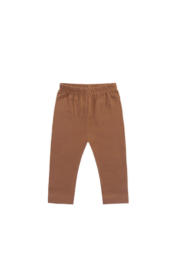 Organic Cotton Legging - Cinnamon Childrens Legging from Jamie Kay NZ