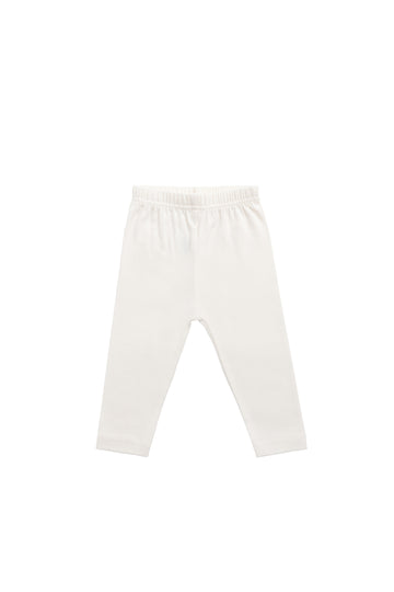 Organic Cotton Legging - Milk Childrens Legging from Jamie Kay NZ
