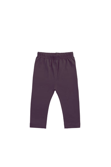 Organic Cotton Legging - Sugar Plum Childrens Legging from Jamie Kay NZ