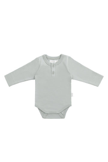 Organic Cotton Long Sleeve Bodysuit - Lake Childrens Bodysuit from Jamie Kay NZ