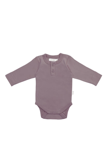 Organic Cotton Long Sleeve Bodysuit - Twilight Childrens Bodysuit from Jamie Kay NZ