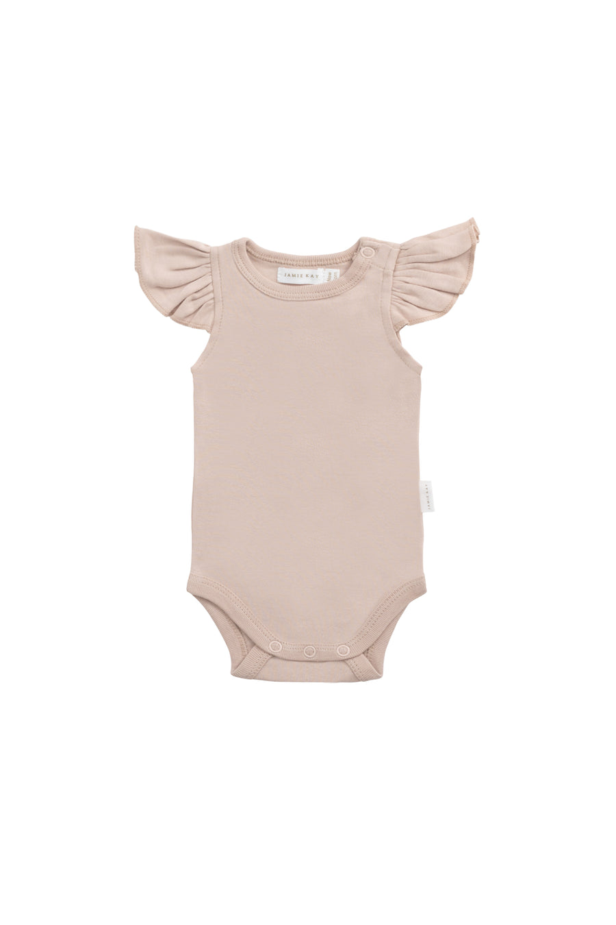 Organic Cotton Maddie Bodysuit - Blushing Berry Childrens Bodysuit from Jamie Kay NZ