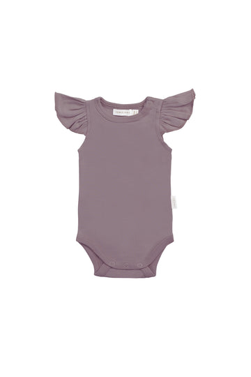 Organic Cotton Fleur Bodysuit - Twilight Childrens Bodysuit from Jamie Kay NZ