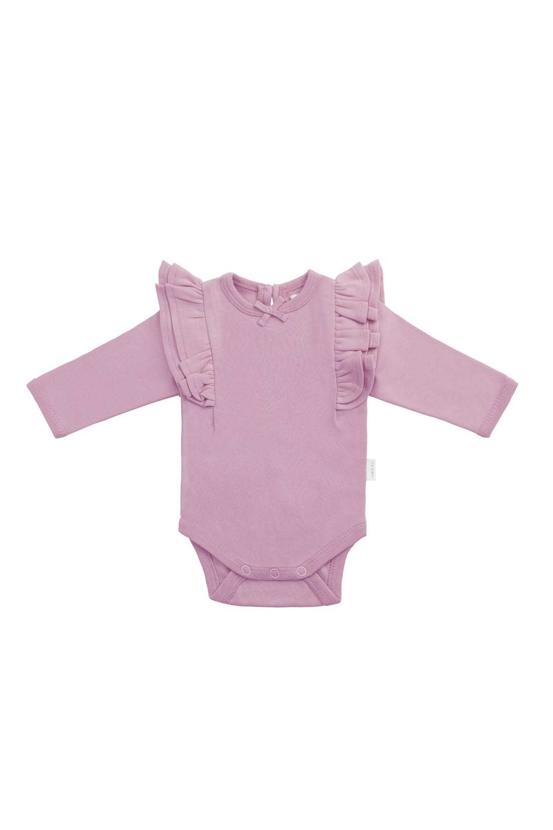 Organic Cotton Maddie Long Sleeve Bodysuit - Lily Childrens Bodysuit from Jamie Kay NZ