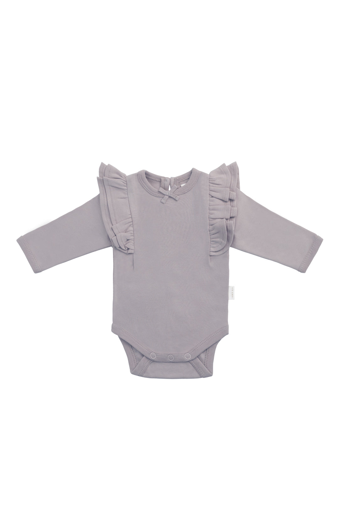 Organic Cotton Maddie Long Sleeve Bodysuit - Moon Childrens Bodysuit from Jamie Kay NZ