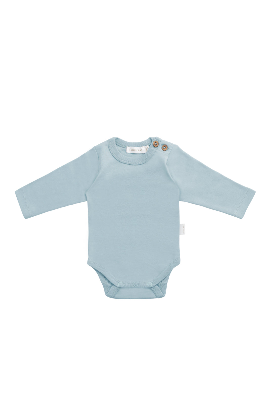 Organic Cotton Marlo Long Sleeve Bodysuit - Mer Childrens Bodysuit from Jamie Kay NZ