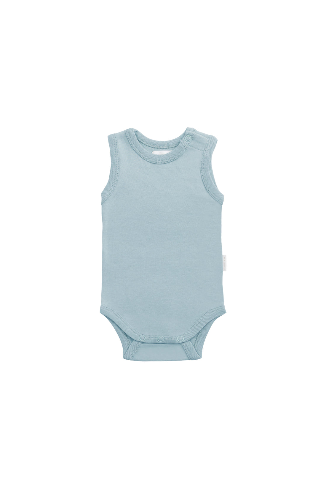 Organic Cotton Marlo Sleeveless Bodysuit - Mer Childrens Bodysuit from Jamie Kay NZ