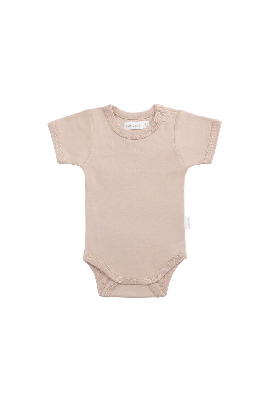 Organic Cotton Olsen Tee Bodysuit - Blushing Berry Childrens Bodysuit from Jamie Kay NZ