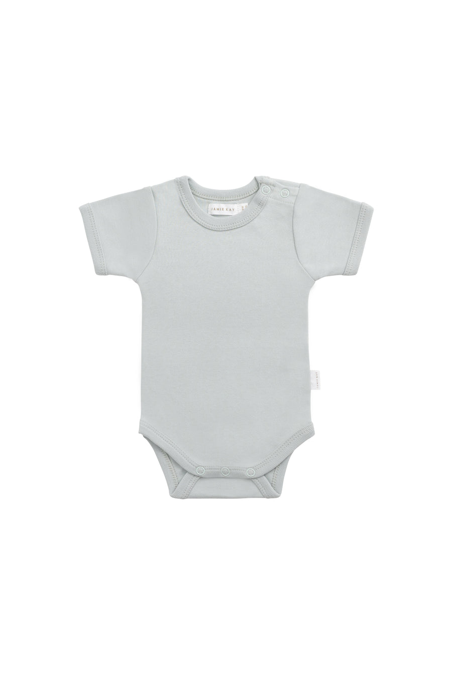 Organic Cotton Olsen Tee Bodysuit - Mineral Childrens Bodysuit from Jamie Kay NZ