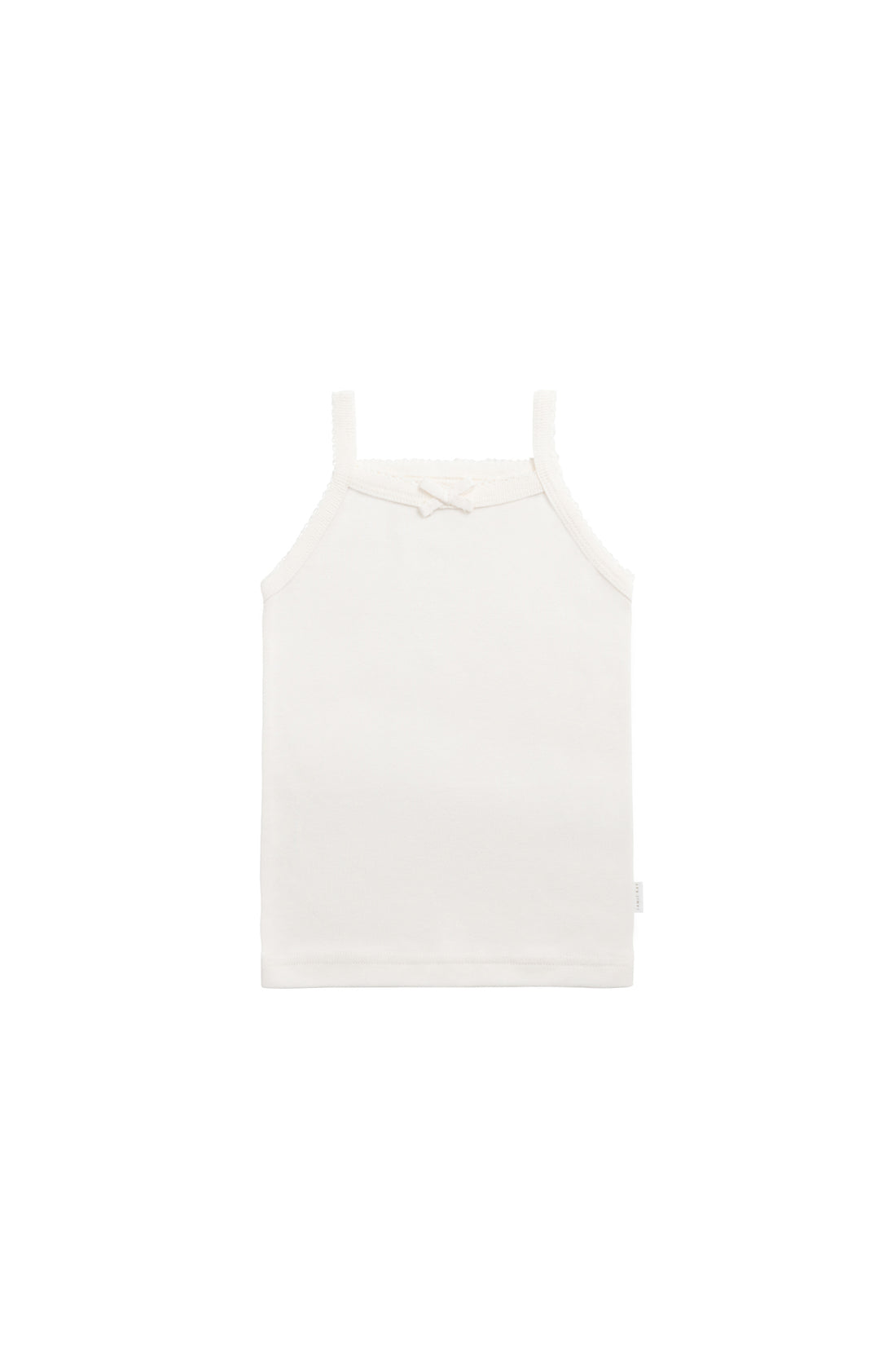 Organic Cotton Singlet - Milk Childrens Singlet from Jamie Kay NZ