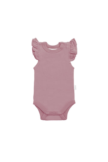 Organic Cotton Maddie Bodysuit - Lillium Childrens Bodysuit from Jamie Kay NZ