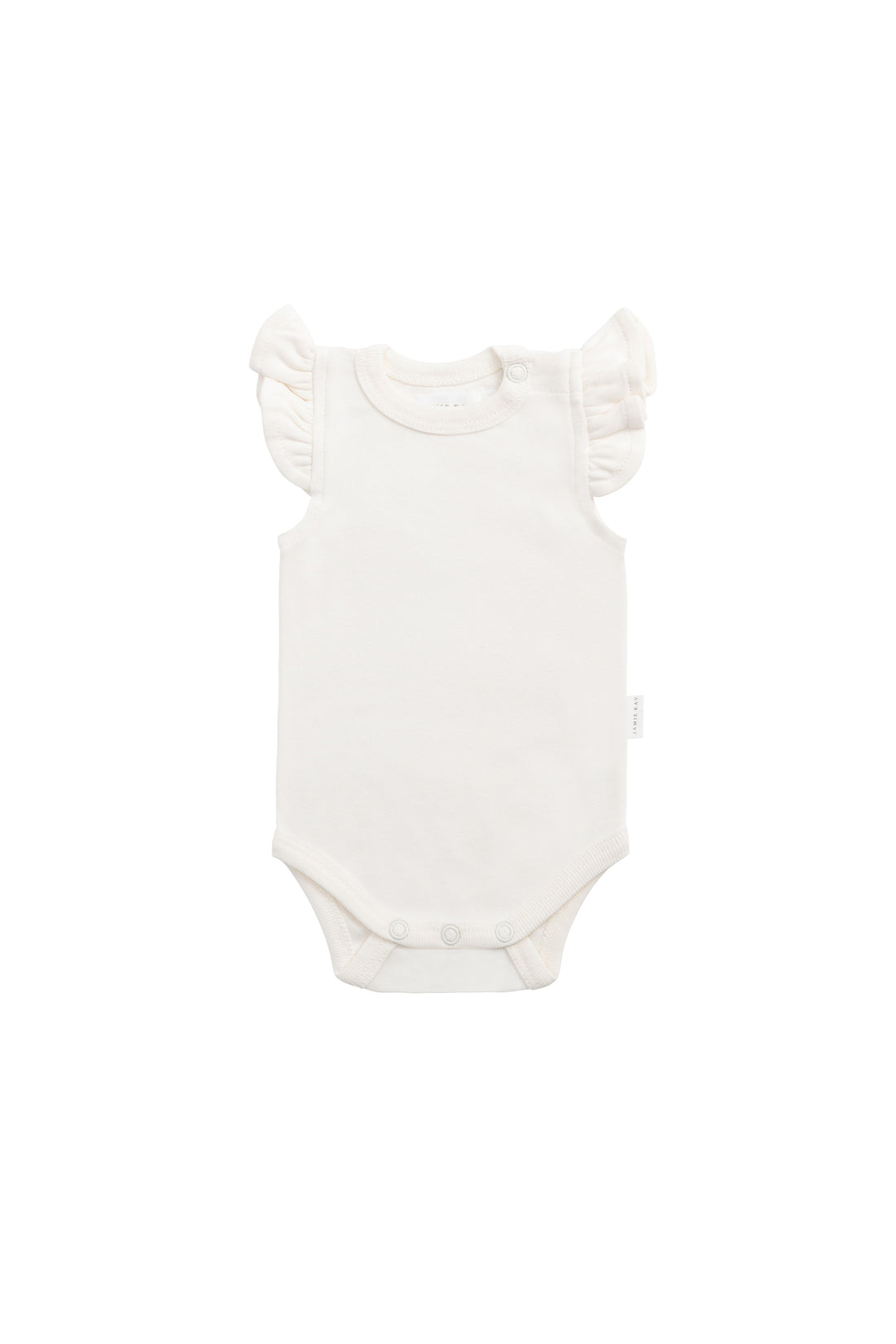 Organic Cotton Maddie Bodysuit - Milk Childrens Bodysuit from Jamie Kay NZ