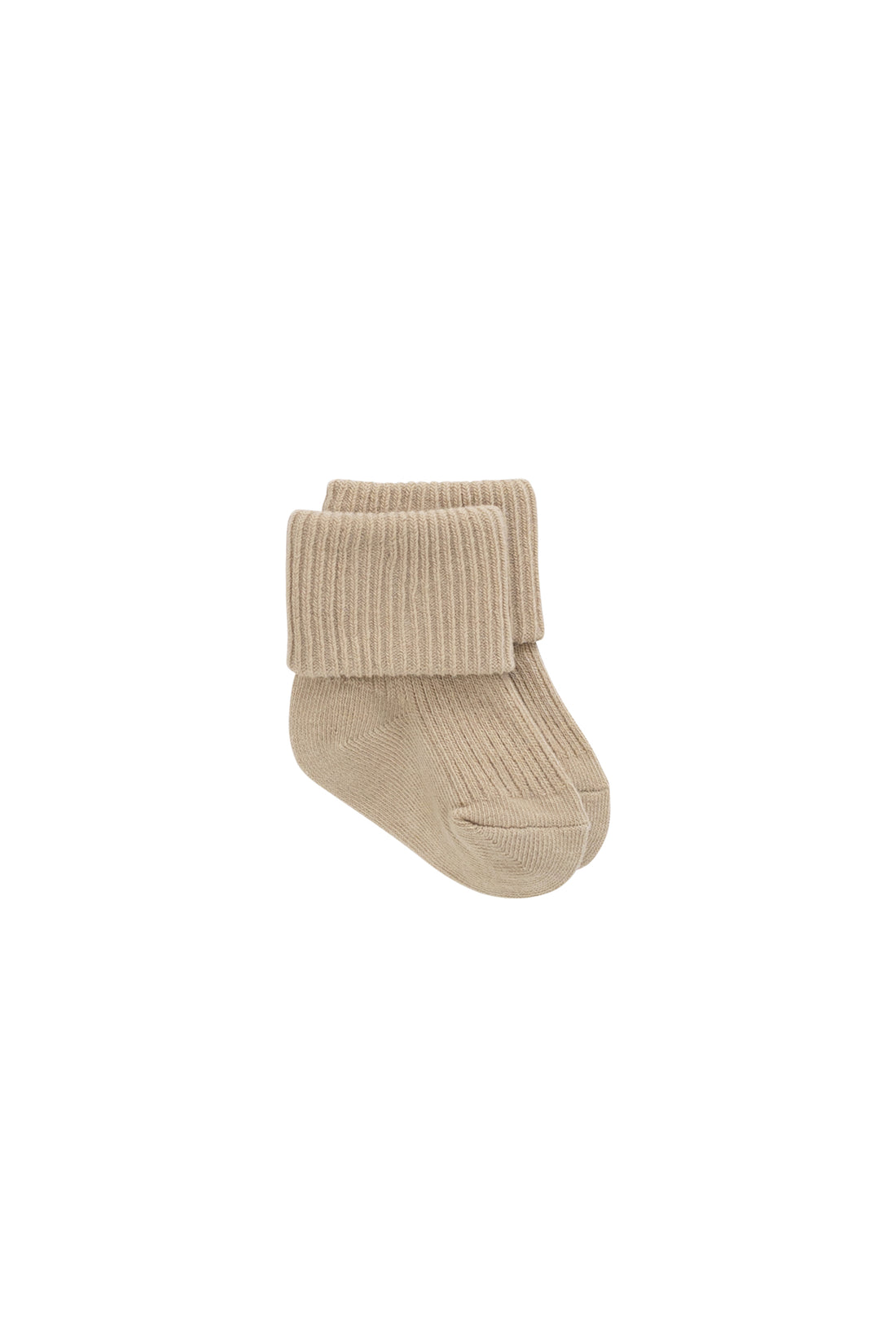Classic Rib Sock - Hay Childrens Sock from Jamie Kay NZ