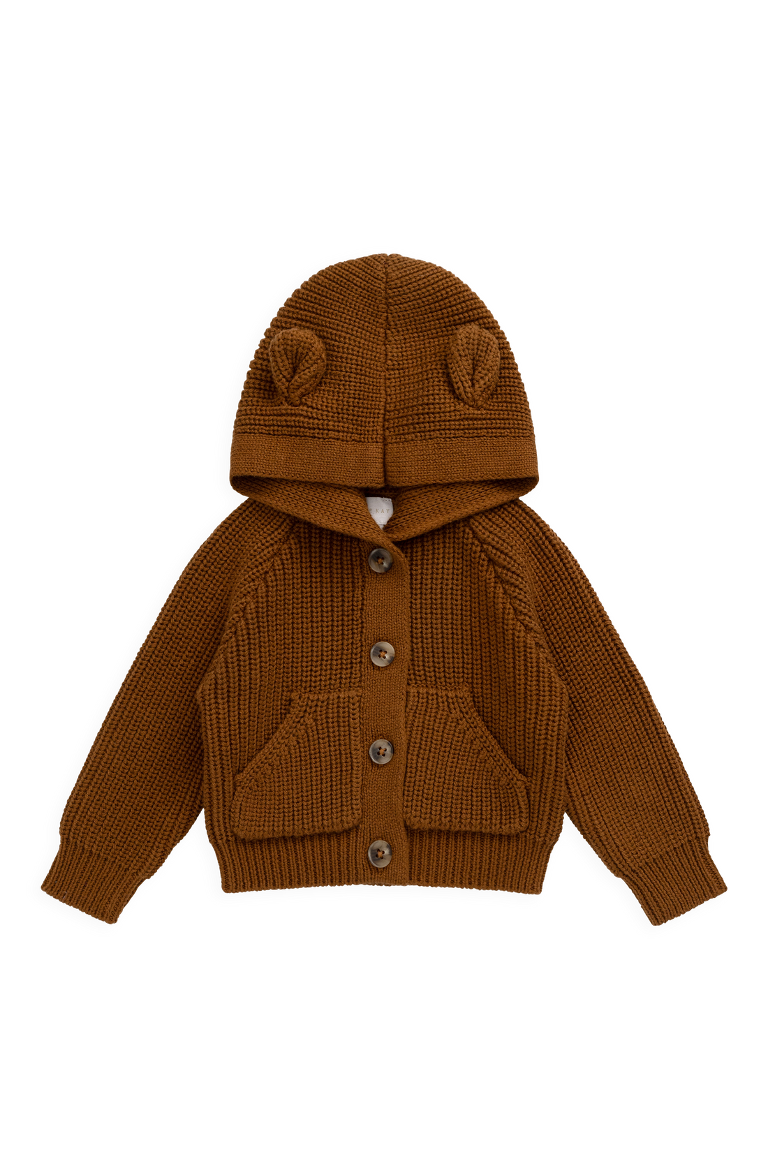 Bear Cardigan - Spice